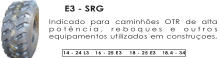 E3 - SRG I n d i c a d o  p a r a  c a m i n h õ e s  O T R  d e  a l t a  p o t ê n c i a , r e b o q u e s e o u t r o s e q u i p a m e n t o s  u t i l i z a d o s  e m  c o n s t r u ç o e s ,  1 4  -  2 4  L 3     1 6  -  2 5  E 3      1 8  -  2 5  E 3     1 8 , 4  -  3 4
